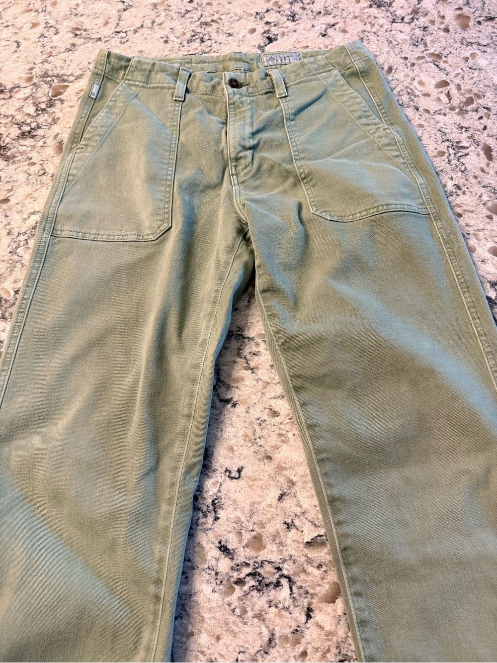 AG women’s Analeigh high rise straight crop